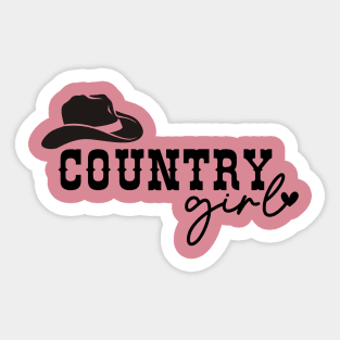 Country Girl, Southern Girl, Country Loving Girl Sticker